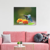 Summer Humming Canvas Afdruk (Insitu (Woonkamer))