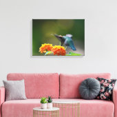 Summer Humming Canvas Afdruk (Insitu (Woonkamer))