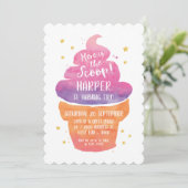 Summer Ice Cream Birthday Kaart (Staand voorkant)