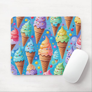Summer Ice Cream Cone Collectie Muismat