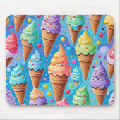 Summer Ice Cream Cone Collectie Muismat (Voorkant)