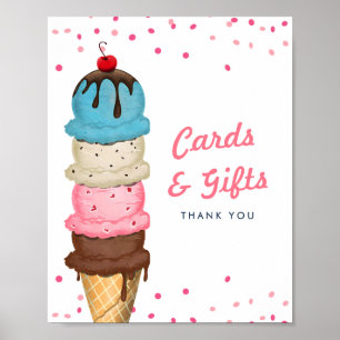 Summer Ice Cream Kaarten & Gifts Vrijgezellenfeest Poster