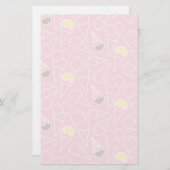 Summer Ice Cream Pattern Briefpapier (Voorkant / Achterkant)