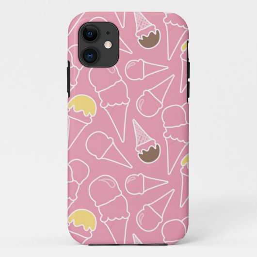 Summer Ice Cream Pattern Case-Mate iPhone Case (Achterkant)