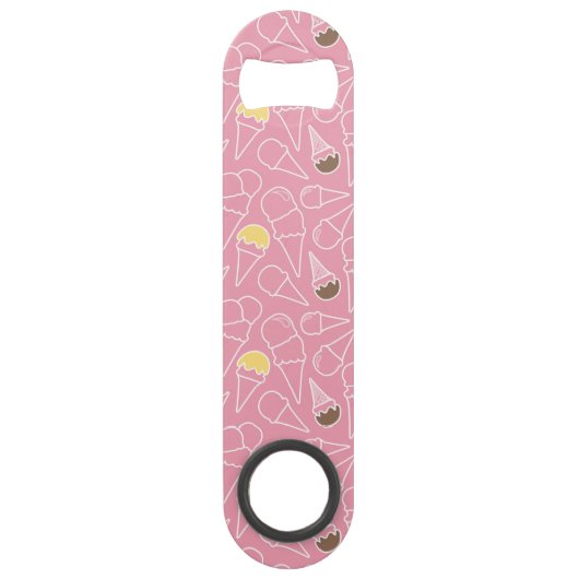 Summer Ice Cream Pattern Speed Flessenopener (Achterkant)