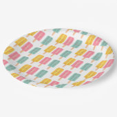 Summer Ice Cream Sticks Papieren Bordje (Gekanteld)