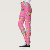 Summer Ice Creams Flavors Leggings (Links)