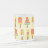 Summer Ice Lollies Pattern Matglas Koffiemok (Center)