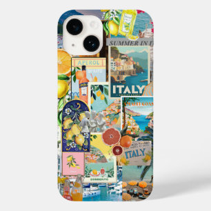 Summer In ITALY, Fruity European Summer Collage Case-Mate iPhone 14 Hoesje
