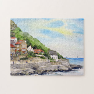 Summer in Runswick Bay North Yorkshire England Legpuzzel