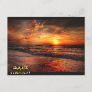 SUMMER is een gemoedstoestand Briefkaart