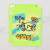 Summer Joy Briefkaart (Voorkant / Achterkant)