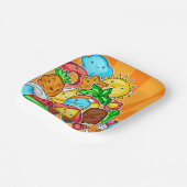 Summer Kawaii Papieren Bordje (Gebogen)