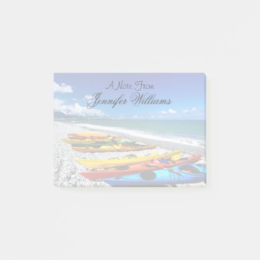Summer Kayaking Post-it® Notes (Voorkant)