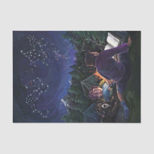 Summer Knachten Tissuepapier (Voorkant)