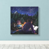 Summer Kovernachten Canvas Afdruk (Insitu (Houten vloer))