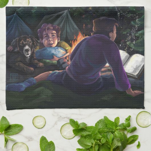 Summer Kovernachten Theedoek (Gevouwen)