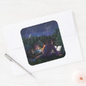 Summer Kovernachten Vierkante Sticker (Envelop)