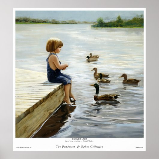 Summer Lake Poster (Voorkant)