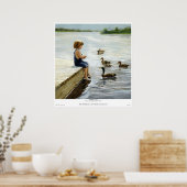 Summer Lake Poster (Keuken)