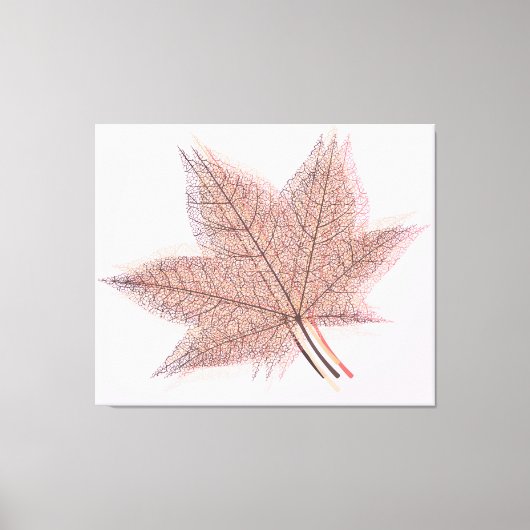 Summer Leaf #2 Canvas Afdruk (Voorkant)