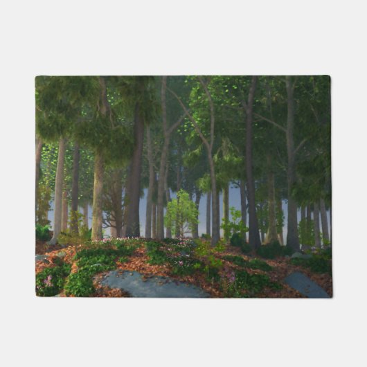 Summer Leaves Doormat Deurmat (Voorkant)