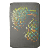 Summer Leaves Trees Badmat (Voorkant Verticaal)