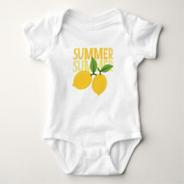 Summer, Lemon, Baby Outfit, Romper