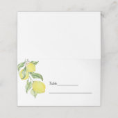 Summer Lemon bruiloft (Buitenkant ongevouwen)