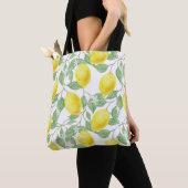 Summer Lemon Canvas tas (Dichtbij)