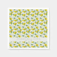 Summer Lemon Fruit Pattern Custom Vrijgezellenfees