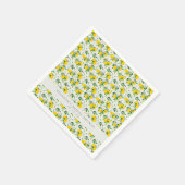 Summer Lemon Fruit Pattern Custom Vrijgezellenfees Servet (Hoek)
