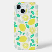 Summer Lemon Pattern in Cream Case-Mate iPhone Case (Achterkant)