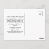 Summer Lemon Real Estate Briefkaart (Achterkant)