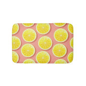 Summer Lemon Slices Pattern Badmat (Voorkant)