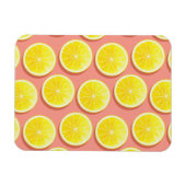 Summer Lemon Slices Pattern Magneet (Horizontaal)