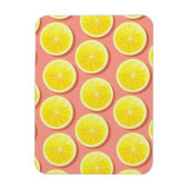 Summer Lemon Slices Pattern Magneet (Verticaal)