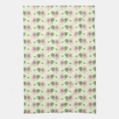 Summer Lily Floral Seamless Pattern Theedoek (Verticaal)