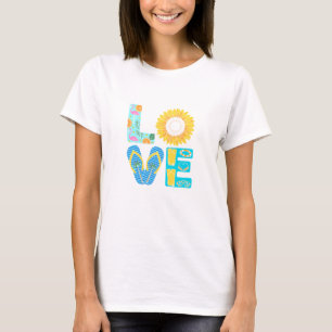 Summer LOVE Design – Zonnebloem, Flip Flop & Beach T-shirt