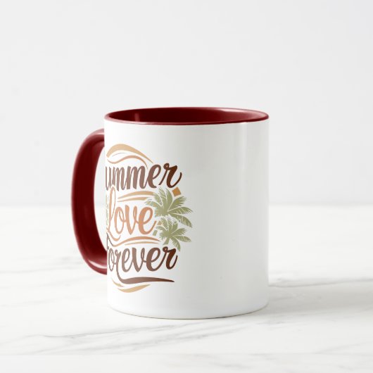 Summer Love Forever mug (Devant gauche)