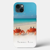 Summer Love — iPhone 13 Tough Coque 2 Crabs (Verso)