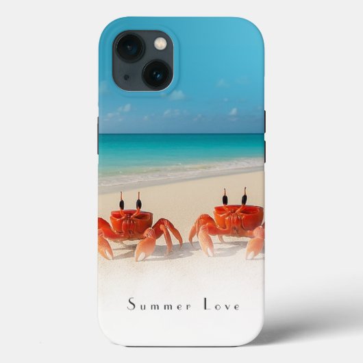 Summer Love — iPhone 13 Tough Coque 2 Crabs (Verso)