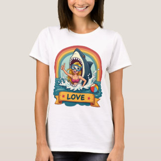 Summer Love Splash - Kleurrijke Beach Vibes T-shir T-shirt