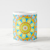 Summer Mandala Extra Grote Beker (Voorkant)