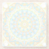Summer Mandala Glazen Onderzetter (Achterkant)
