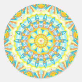 Summer Mandala Ronde Sticker