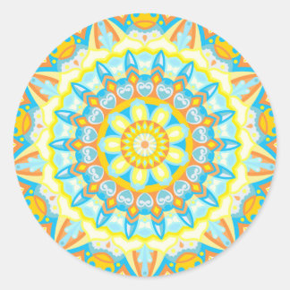 Summer Mandala Ronde Sticker