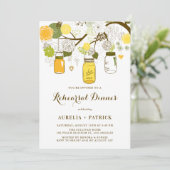 Summer Mason Jars | Pleitzitting Kaart (Staand voorkant)