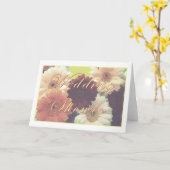Summer Matin Wedding shower Daisy Carte de voeux (Fleur jaune)