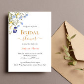 Summer Meadow Wildflowers Gold Vrijgezellenfeest Kaart